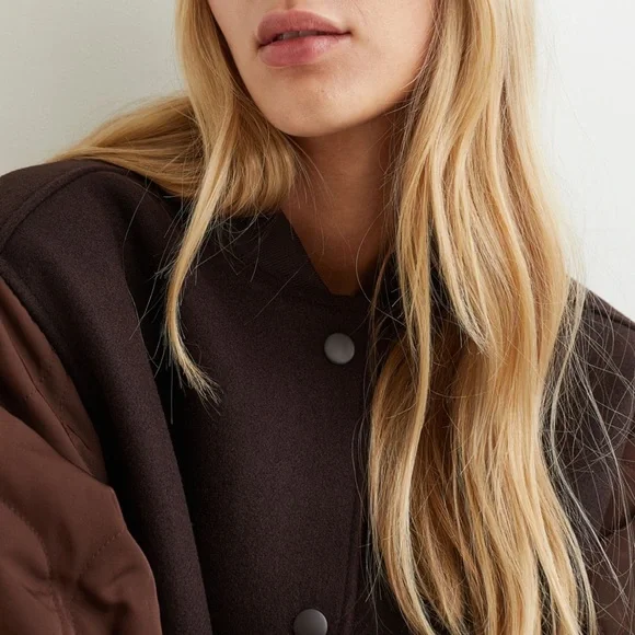 NWT H&M Baseball/Bomber Jacket - Picture 5 of 11